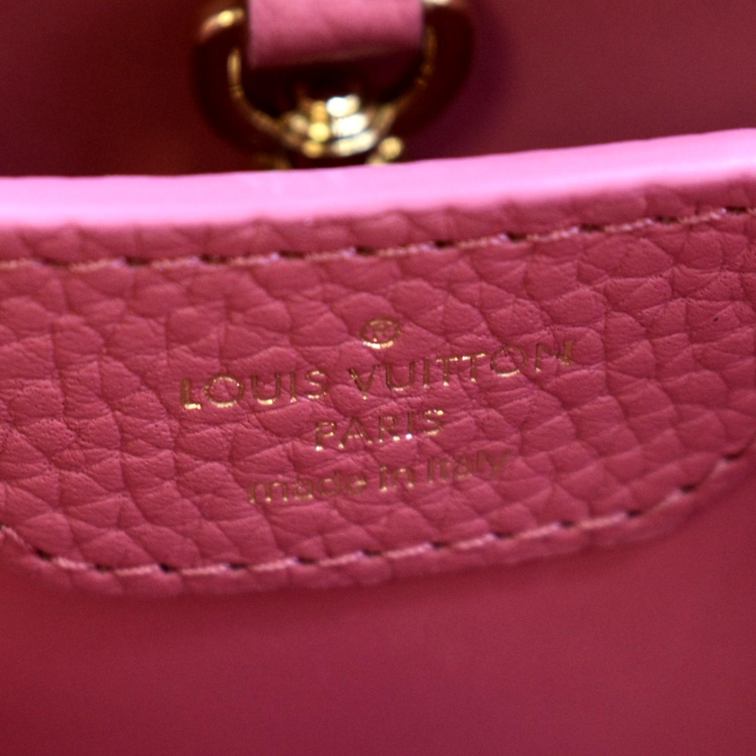 Shop Louis Vuitton CAPUCINES Women's Pink Bags