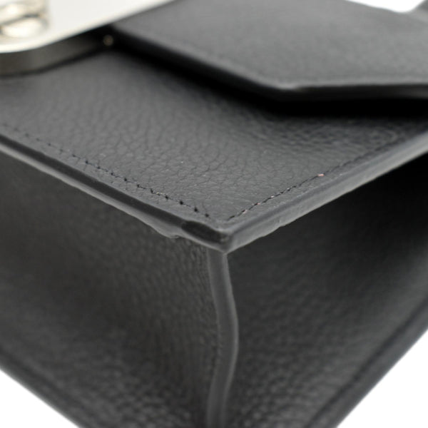 Christian Louboutin Black Leather Elisa Top Handle Crossbody Bag