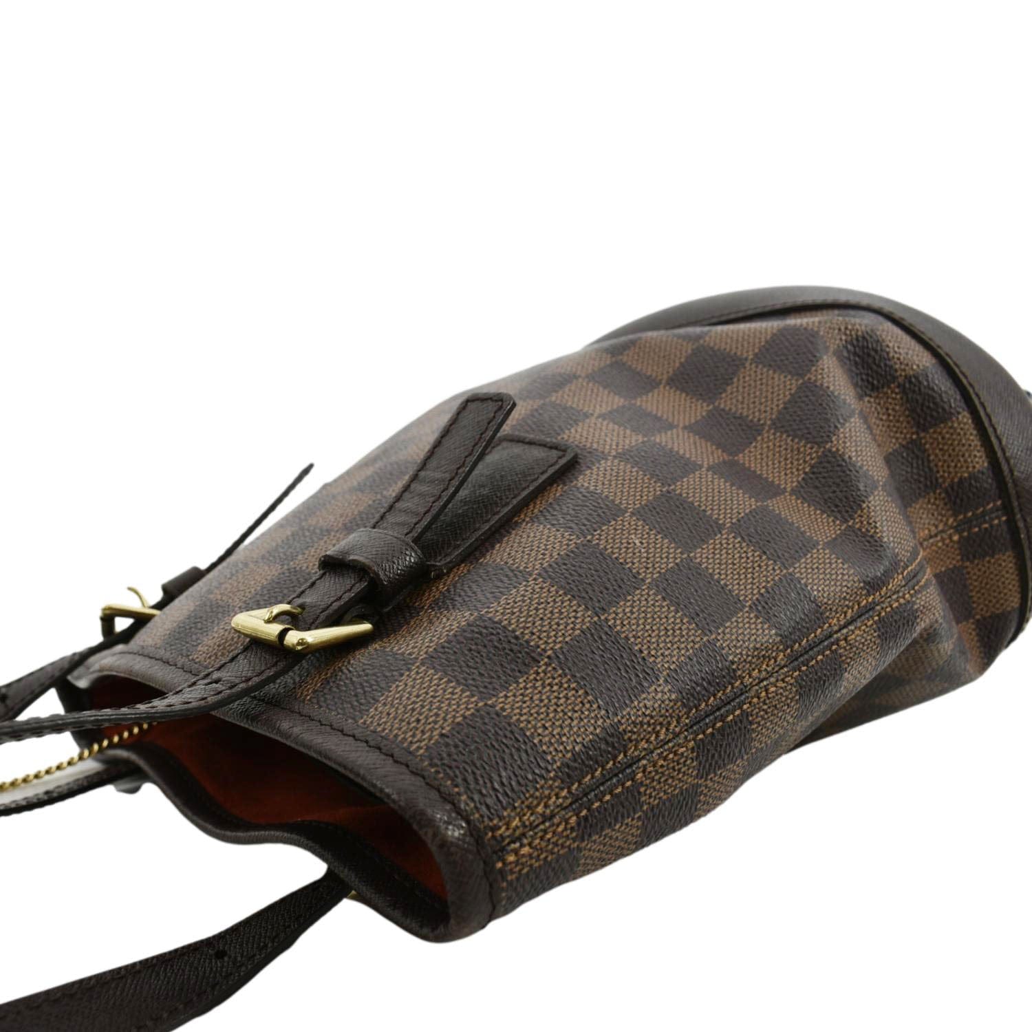 Louis Vuitton Damier Marais Bucket Shoulder Bag + Zip Pouch Clutch – Gaby's  Bags