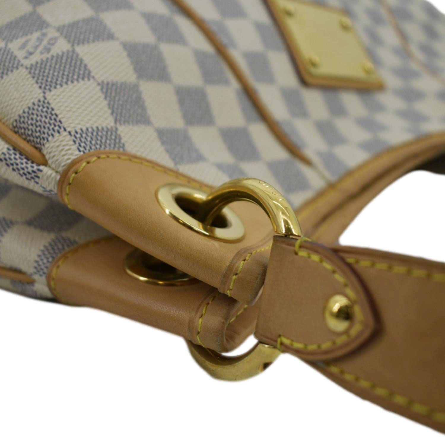 Louis Vuitton Galliera PM Damier Azur Shoulder Hobo Bag
