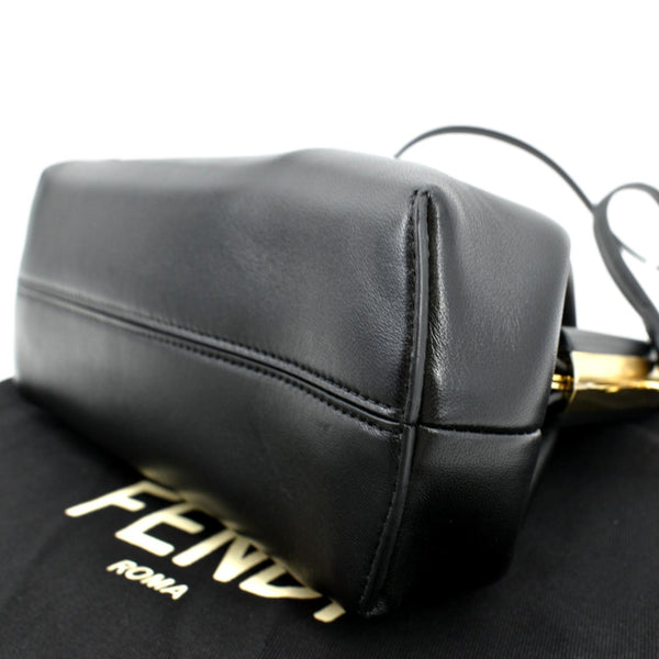 FENDI First Leather Shoulder Bag Black