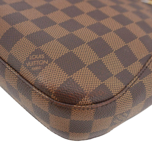 LOUIS VUITTON South Bank Besace Damier Ebene Crossbody Bag Brown