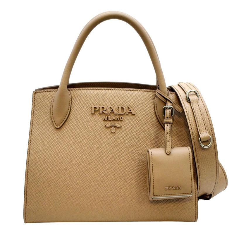 Prada - Red Saffiano Leather Monochrome Bag Small