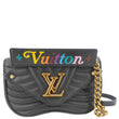 LOUIS VUITTON New Wave Chain PM Calfskin Leather Shoulder Bag Black