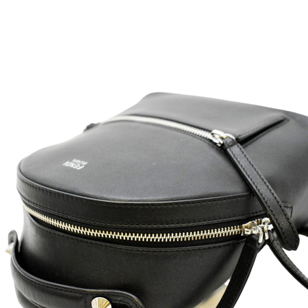 FENDI By The Way Leather Mini Backpack Black