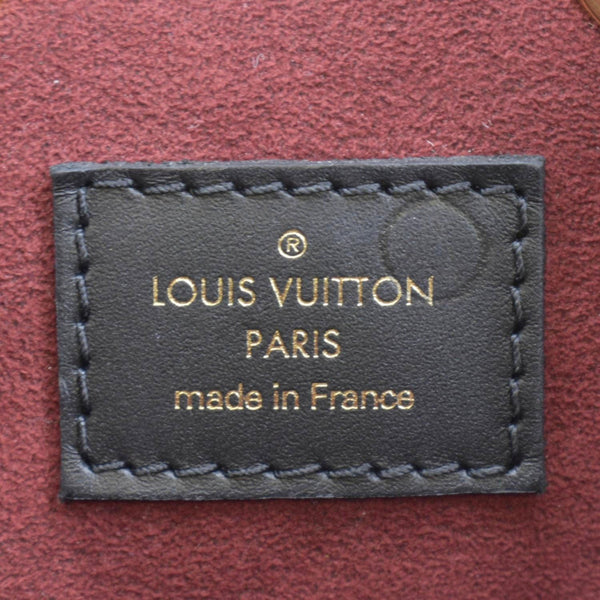 LOUIS VUITTON NeoNoe MM Bicolor Monogram Empreinte Leather Shoulder Bag Black