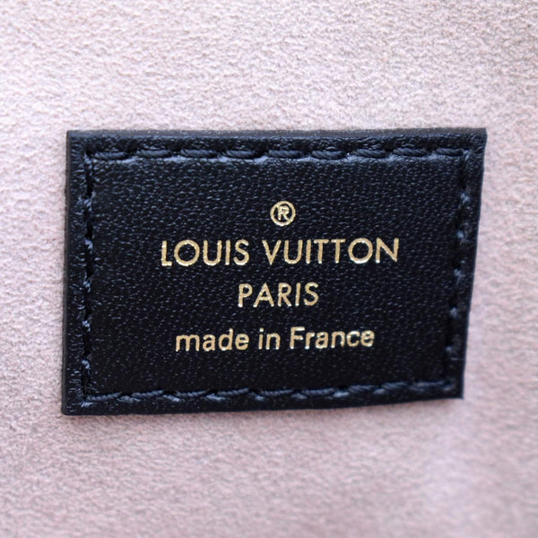 LOUIS VUITTON Coussin PM Monogram Embossed Shoulder Bag Black