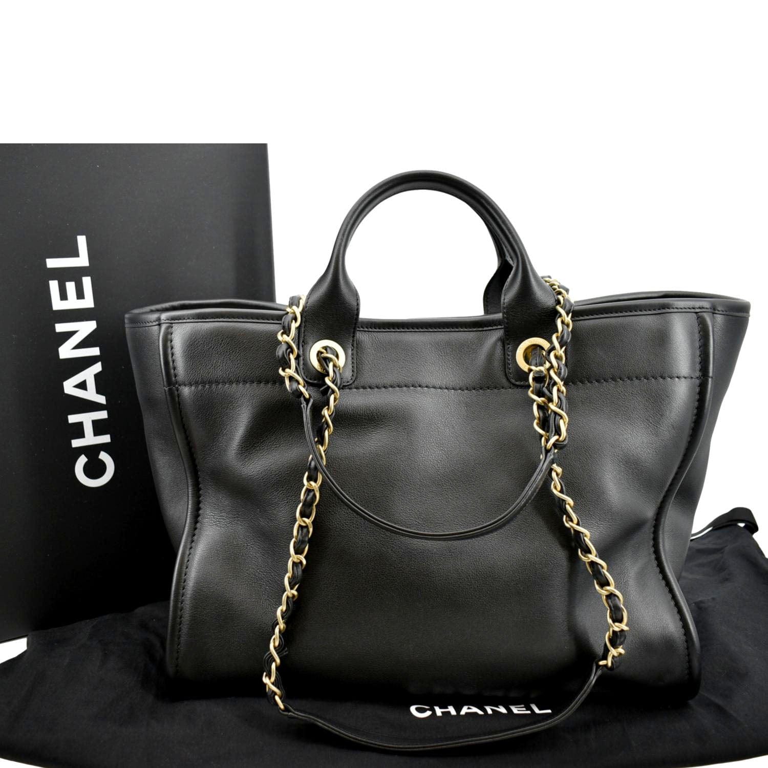 Chanel deauville tote bag