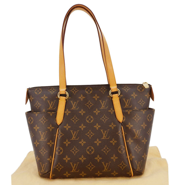 LOUIS VUITTON Totally PM Monogram Canvas Tote Shoulder Bag Brown