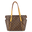 LOUIS VUITTON Totally PM Monogram Canvas Tote Shoulder Bag Brown