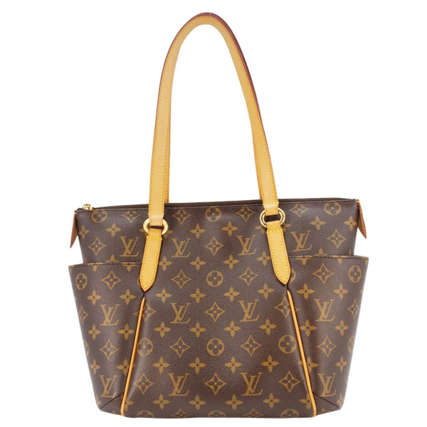 LOUIS VUITTON Totally PM Monogram Canvas Tote Shoulder Bag Brown