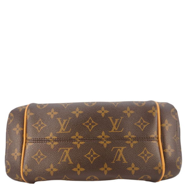 LOUIS VUITTON Totally PM Monogram Canvas Tote Shoulder Bag Brown