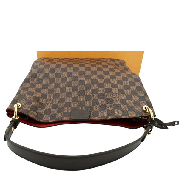 LOUIS VUITTON Graceful PM Damier Ebene Shoulder Bag Brown