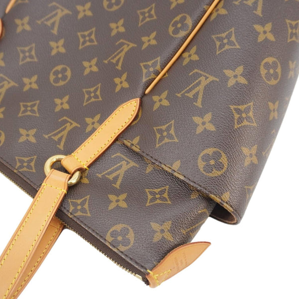 LOUIS VUITTON Totally PM Monogram Canvas Tote Shoulder Bag Brown