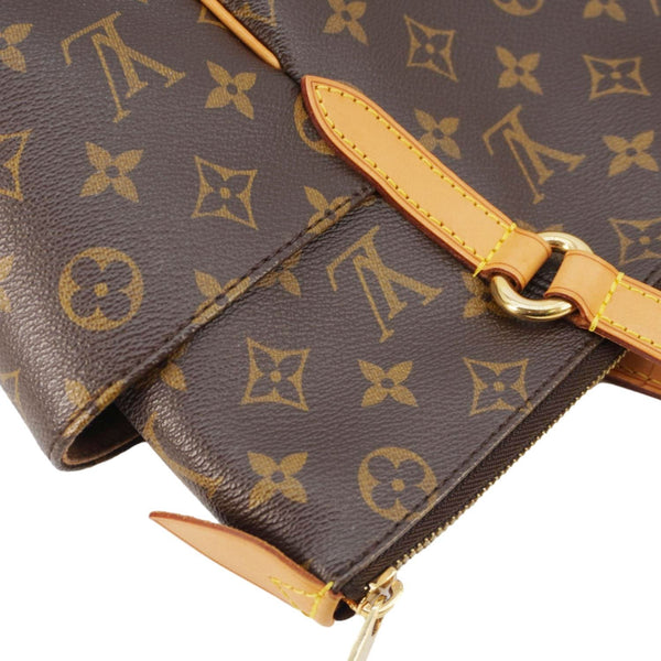 LOUIS VUITTON Totally PM Monogram Canvas Tote Shoulder Bag Brown