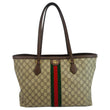 GUCCI Ophidia Medium GG Supreme Canvas Tote Bag Beige 631685