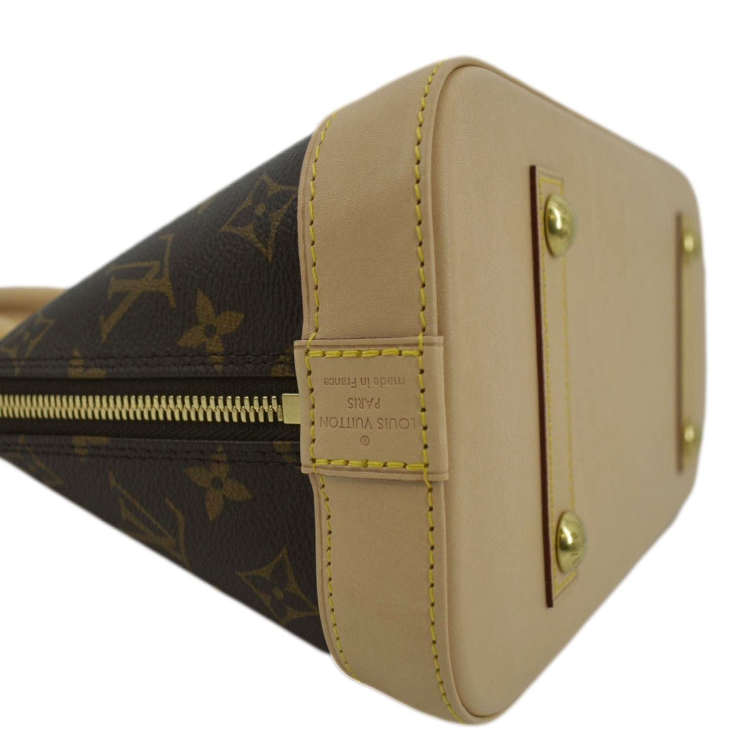Alma fabric handbag Louis Vuitton Brown in Cloth - 35286082