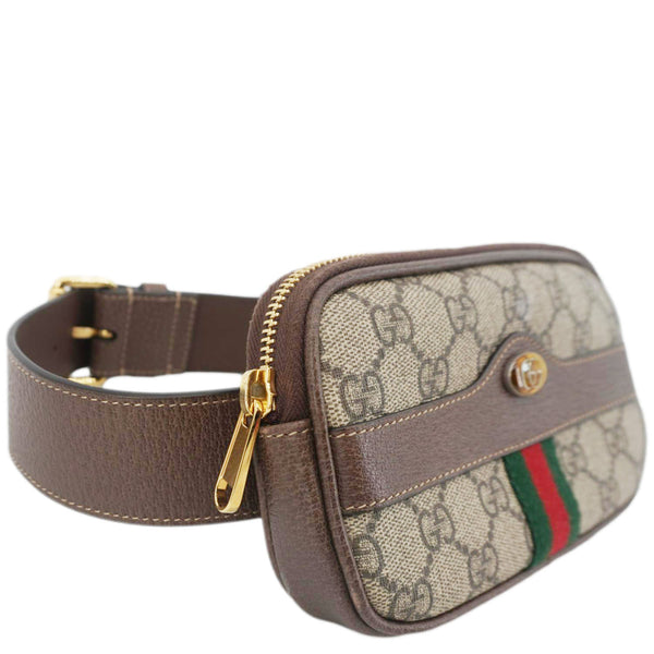 GUCCI Web Ophidia GG Supreme Canvas Belt Bag Beige 519308