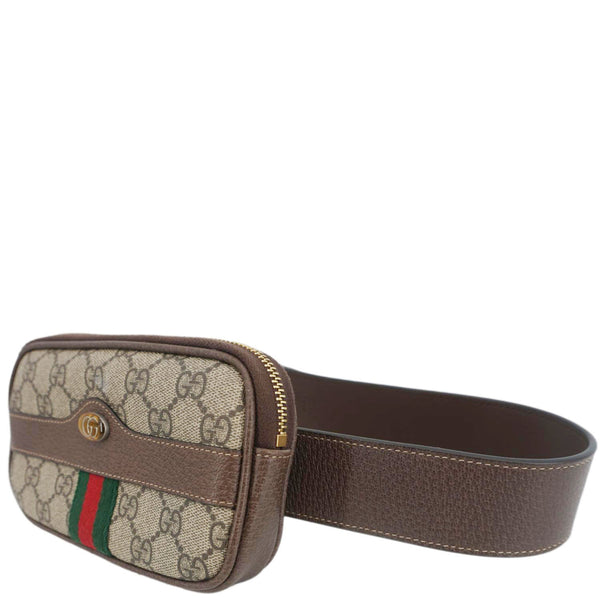 GUCCI Web Ophidia GG Supreme Canvas Belt Bag Beige 519308