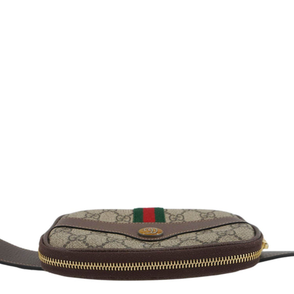 GUCCI Web Ophidia GG Supreme Canvas Belt Bag Beige 519308