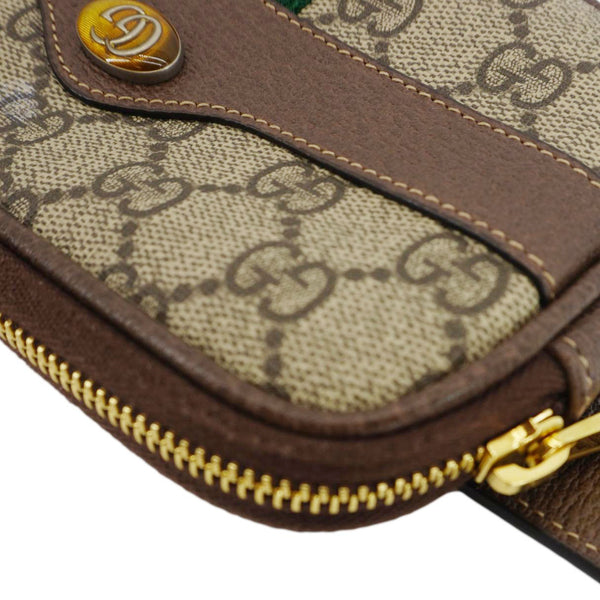 GUCCI Web Ophidia GG Supreme Canvas Belt Bag Beige 519308