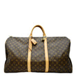 LOUIS VUITTON Keepall 60 Monogram Canvas Travel Bag Brown