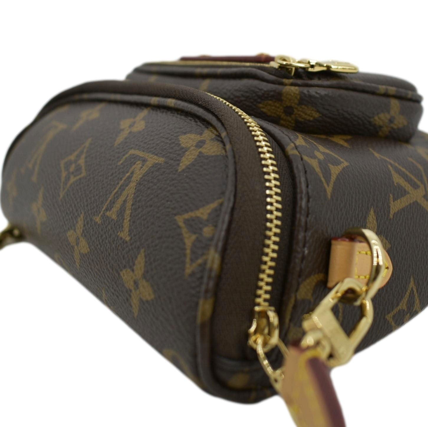 Louis Vuitton Mini Bumbag Monogram in Coated Canvas with Gold-tone - GB