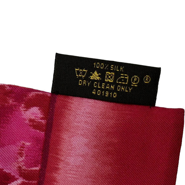 LOUIS VUITTON Bandeau Silk Scarf Rose