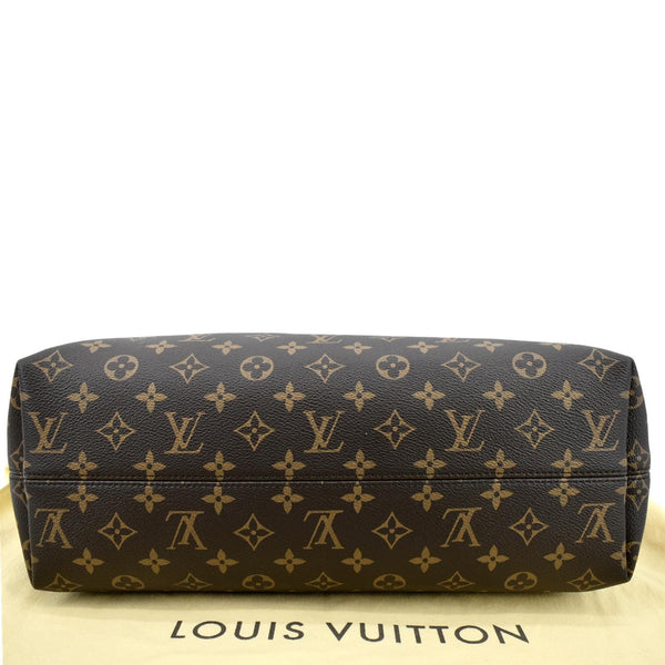 LOUIS VUITTON Graceful MM Monogram Canvas Shoulder Bag Brown