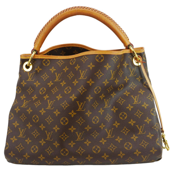 LOUIS VUITTON Artsy MM NM Monogram Canvas Shoulder Bag Brown