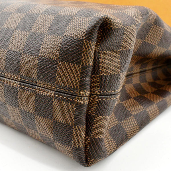 LOUIS VUITTON Graceful PM Damier Ebene Shoulder Bag Brown