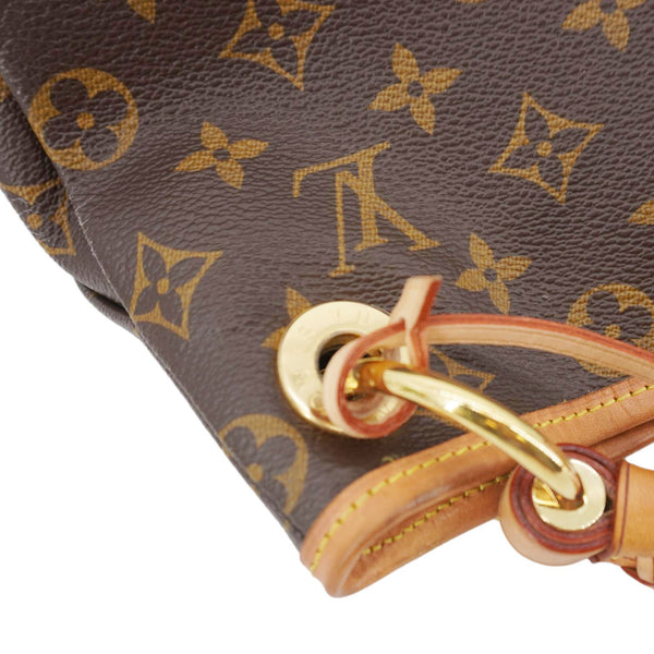 LOUIS VUITTON Artsy MM NM Monogram Canvas Shoulder Bag Brown