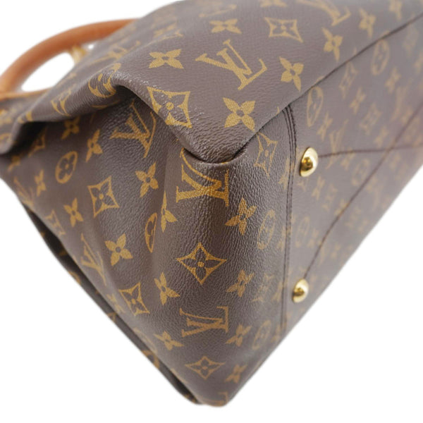 LOUIS VUITTON Artsy MM NM Monogram Canvas Shoulder Bag Brown