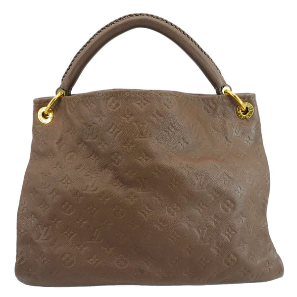 LOUIS VUITTON Artsy MM Monogram Empreinte Leather Hobo Bag Brown