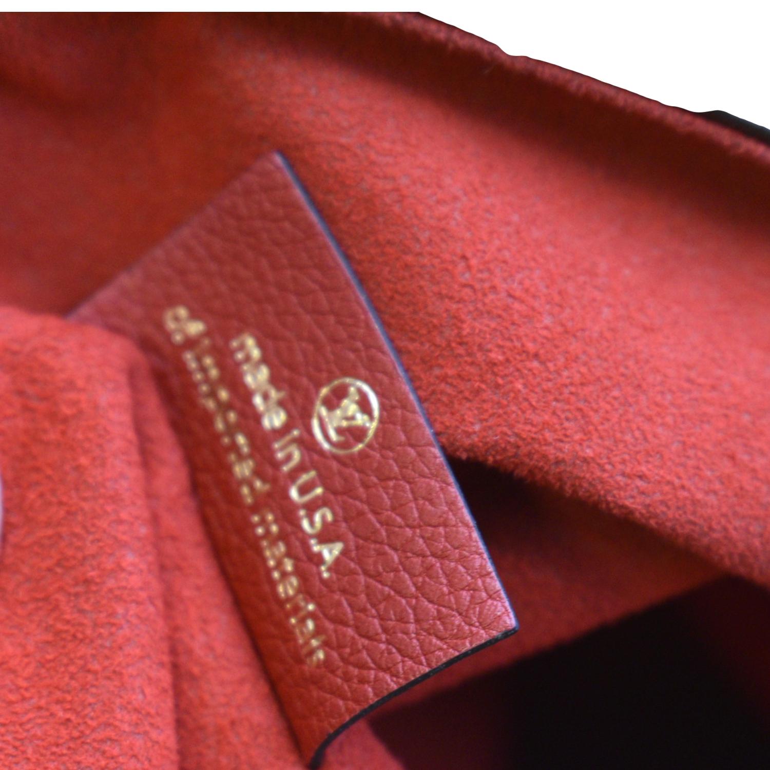 M41620 Louis Vuitton 2015 Gaia Monogram Hobo Handbag-Cherry