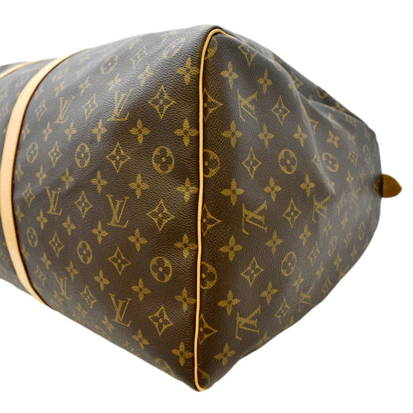 LOUIS VUITTON Keepall 60 Monogram Canvas Travel Bag Brown