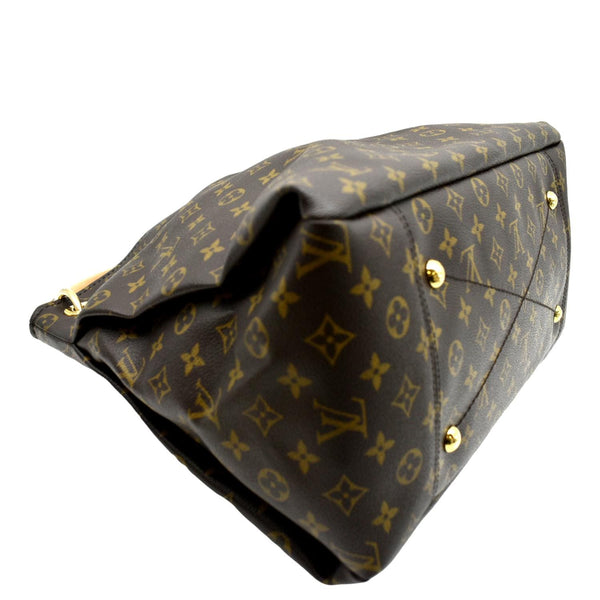 LOUIS VUITTON Artsy MM Monogram Canvas Hobo Bag Brown