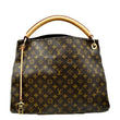 LOUIS VUITTON Artsy MM Monogram Canvas Hobo Bag Brown