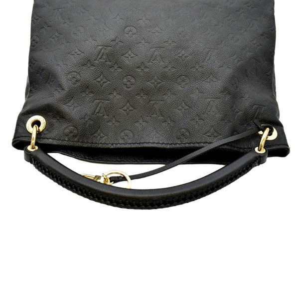 LOUIS VUITTON Artsy MM Empreinte Leather Hobo Bag Black