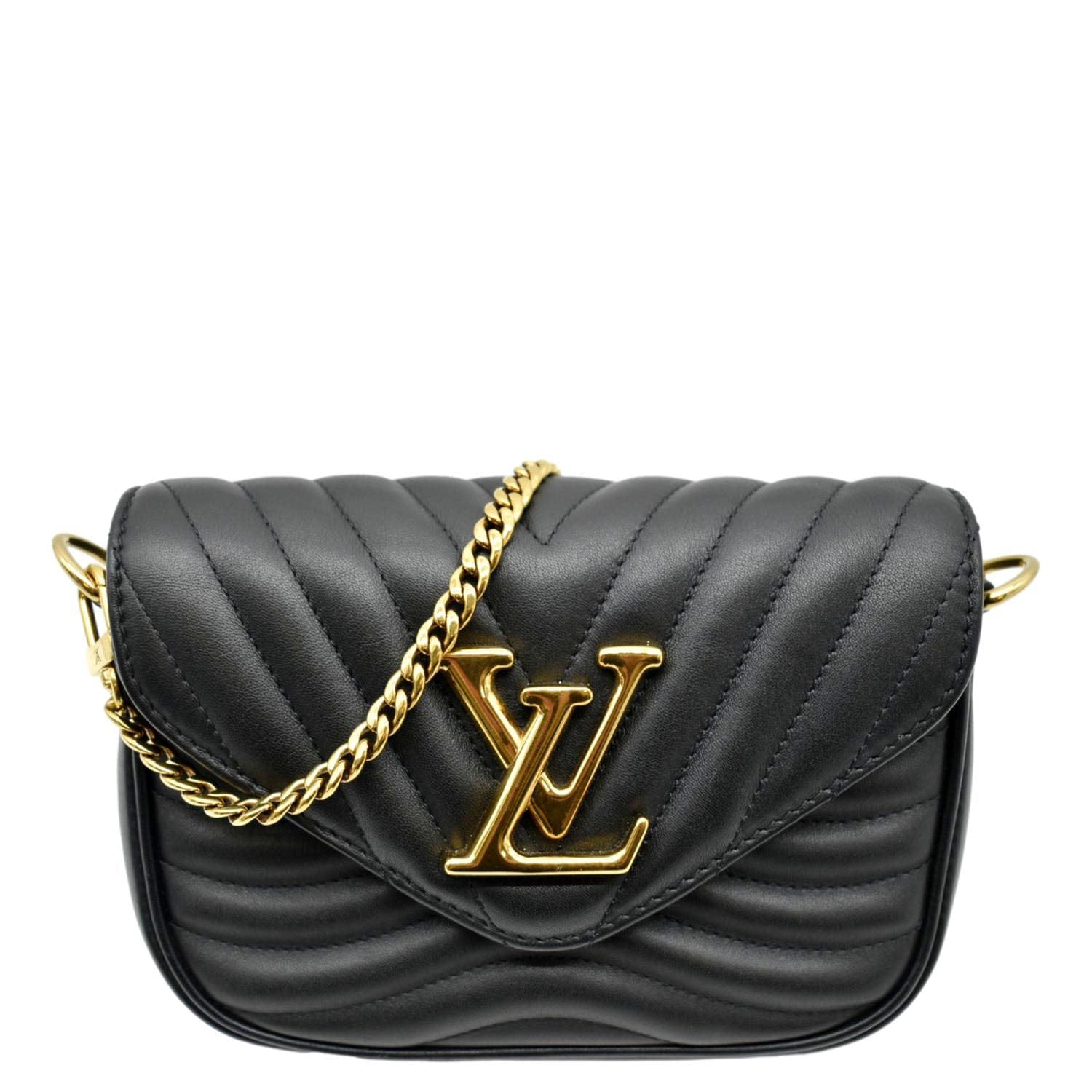 Louis Vuitton Clutch Bag New Wave Multi Black in Calfskin with