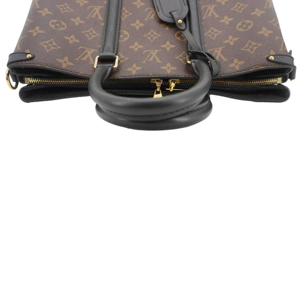 LOUIS VUITTON Soufflot MM Monogram Canvas Shoulder Bag Brown