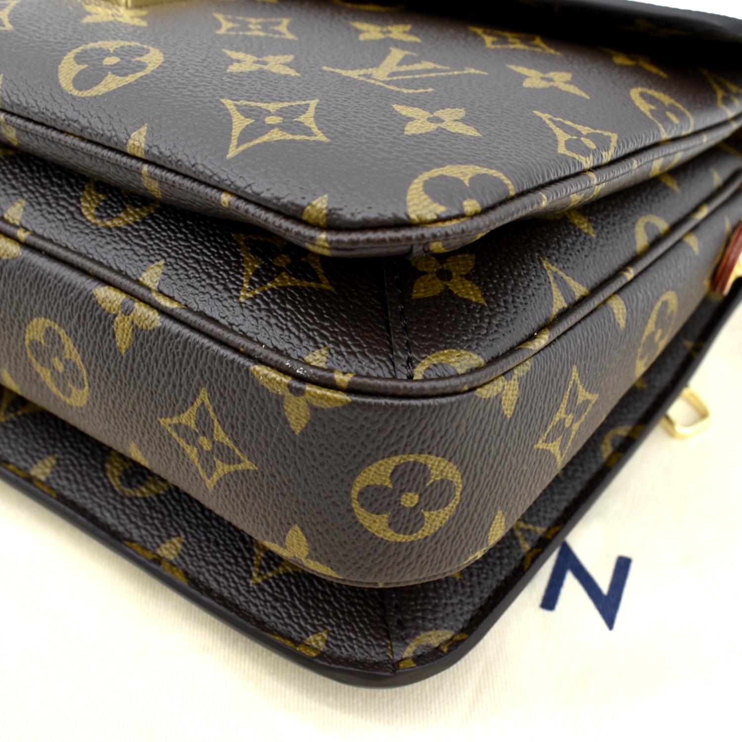 Louis Vuitton Pochette Metis 2018 Brown Monogram Canvas Shoulder Bag -  MyDesignerly