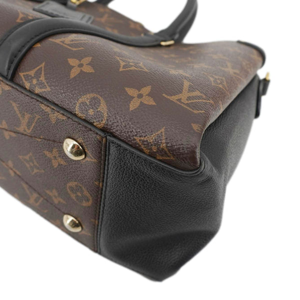 LOUIS VUITTON Soufflot MM Monogram Canvas Shoulder Bag Brown