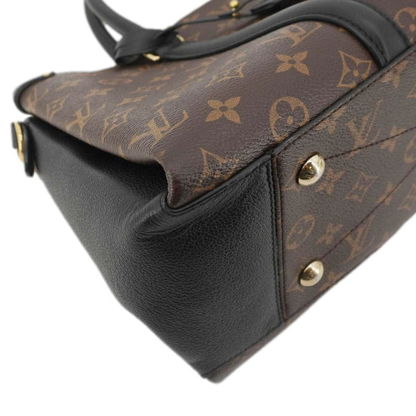 LOUIS VUITTON Soufflot MM Monogram Canvas Shoulder Bag Brown