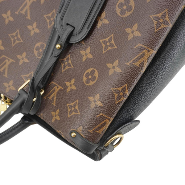 LOUIS VUITTON Soufflot MM Monogram Canvas Shoulder Bag Brown