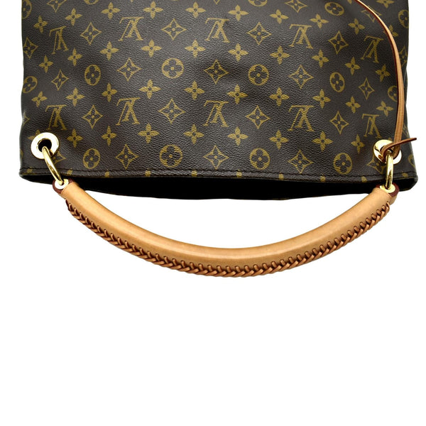 LOUIS VUITTON Artsy MM Monogram Canvas Hobo Bag Brown