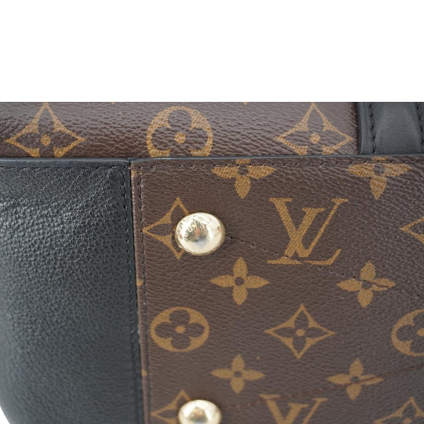 LOUIS VUITTON Soufflot MM Monogram Canvas Shoulder Bag Brown