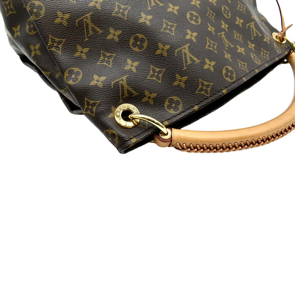 LOUIS VUITTON Artsy MM Monogram Canvas Hobo Bag Brown