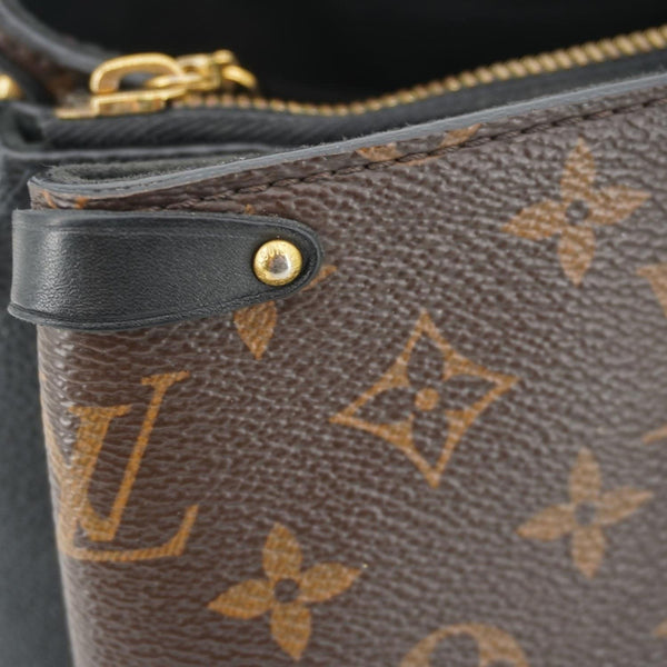 LOUIS VUITTON Soufflot MM Monogram Canvas Shoulder Bag Brown