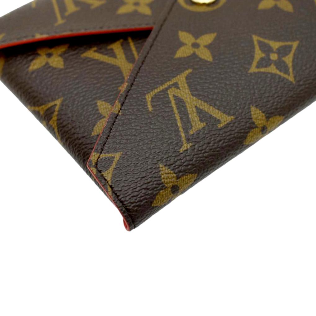 Kirigami cloth clutch bag Louis Vuitton Brown in Cloth - 33954802